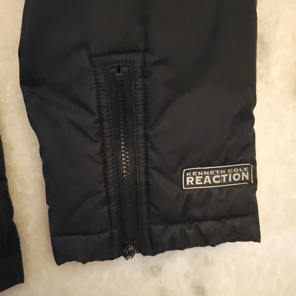 Kenneth Cole Reaction Womens Small Black Puffer Coat - Picture 13 of 15
